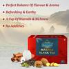 Samaara Masala 100 Teebeutel | Aromatisierter CTC Assam Schwarzblatt-Tee | Chai Patti Pulver | 200g Schachtel