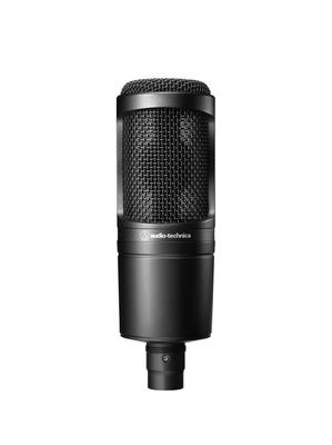 Micrófono de condensador Audio Technica AT2020 XLR para distribución de video, grabación doméstica, podcast, grabación en vivo DTM, micrófono negro []