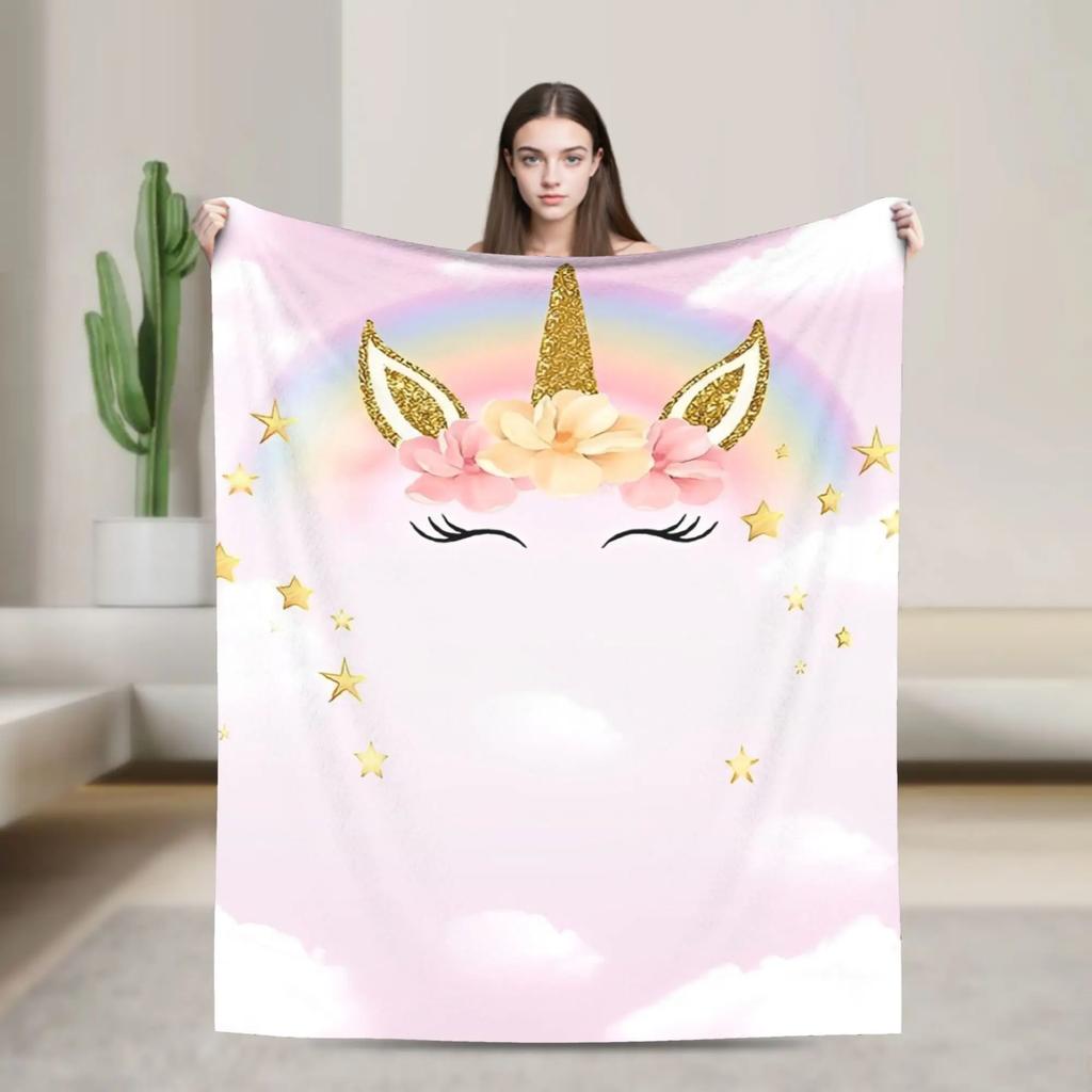 Beauty Eyelash Blanket Cartoon Fuzzy Vintage Warm Throw Blankets for Home Restaurant Decoration