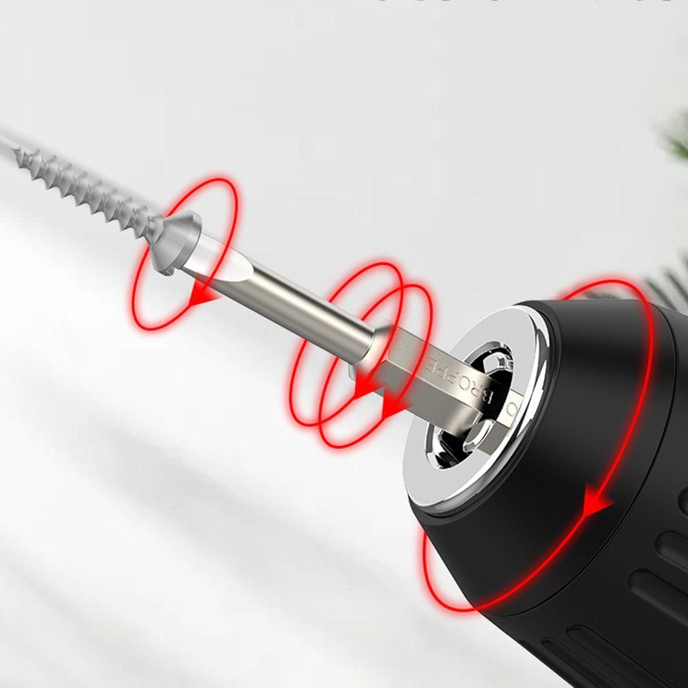 S2 Steel Magnetic Tip Slotted Screwdriver Quick Change Electric Driver Tool