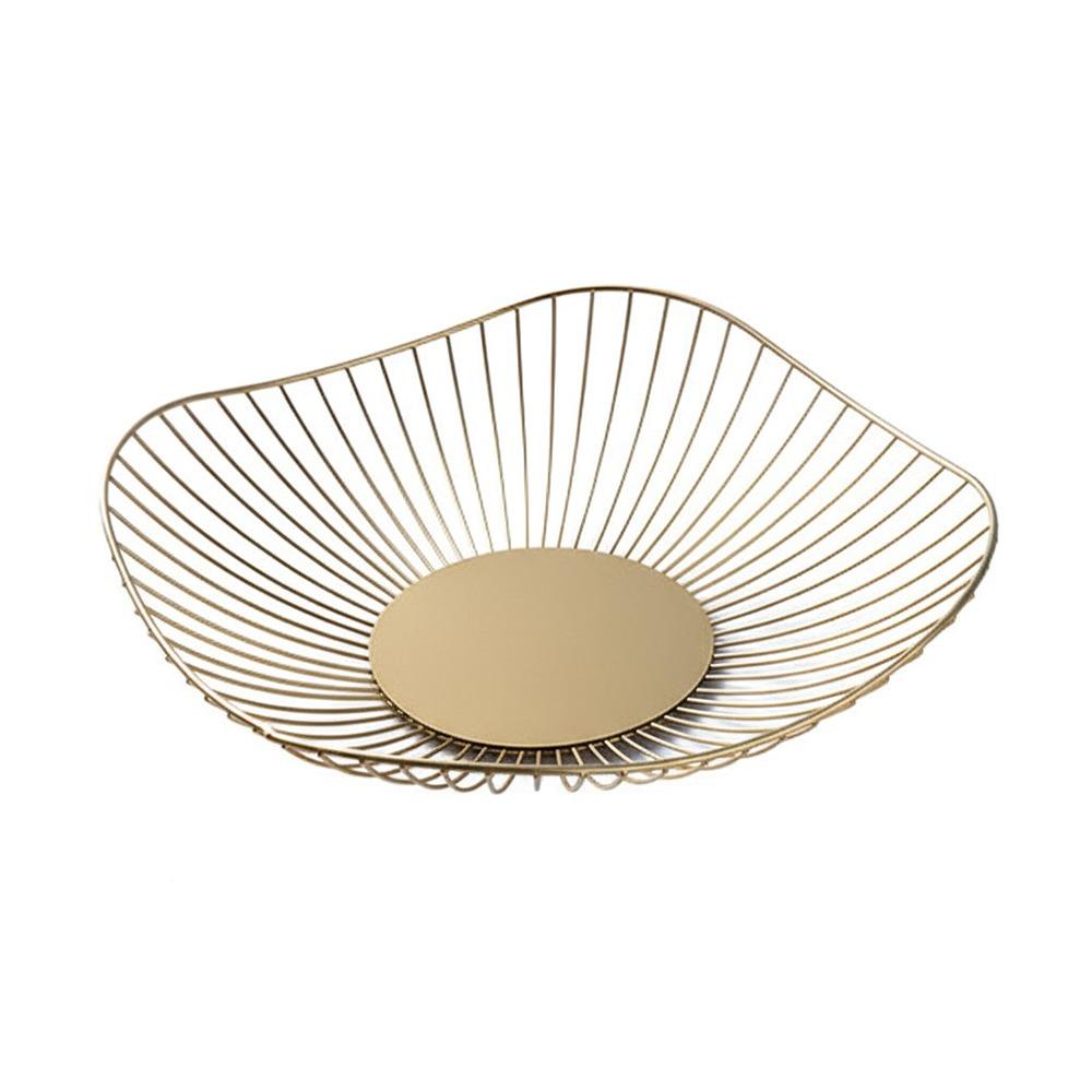 Multi-sizes Sundries Oragnization Plate Black Gold Vegetable Storage Bowls Kitchen Tool  Kitchen