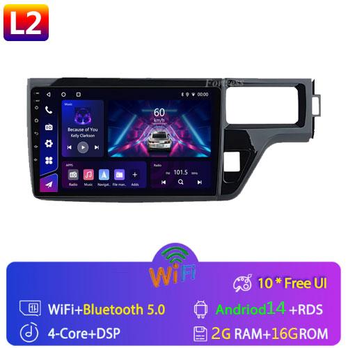 

Для Honda Stepwgn 5 2015 - 2021 гг. Автомобильный радиоприемник с правым рулем, стерео, мультимедийный проигрыватель, 5G, GPS-навигация, высокопроизводительный процессор 2din