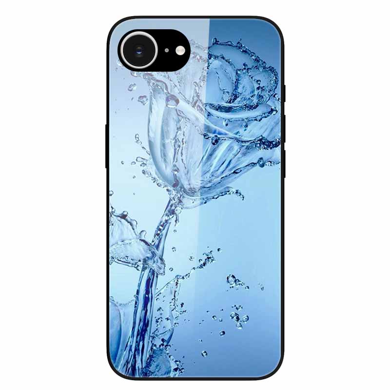 Tempered Glass Phone Cases For iPhone 16e 2025 Case Silicon Bumper Hard PC Back Cover Shell for iPhone SE (2025) / for iPhone16e