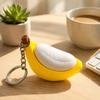 Eco-Friendly PLA Banana Fidget Keychain Simulation Banana Button Clicker Keychain  Gifts for Teens