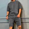 Abbigliamento sportivo estivo da uomo Abbigliamento da lavoro Cinque tasche Pantaloni Pantaloncini casual da spiaggia a maniche corte Tuta da uomo