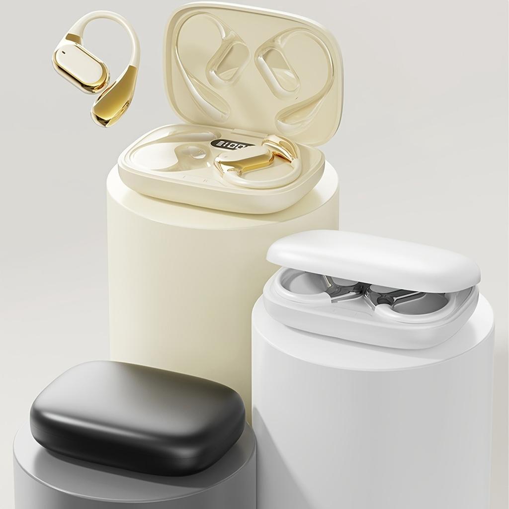 Echtes kabelloses Headset – Gaming-Headset, HD-Anruf, Sport-Headset, Smart-Headset, USB-Aufladung, Touch-Steuerung, geräuschlose Steuerung, kabelloses Headset