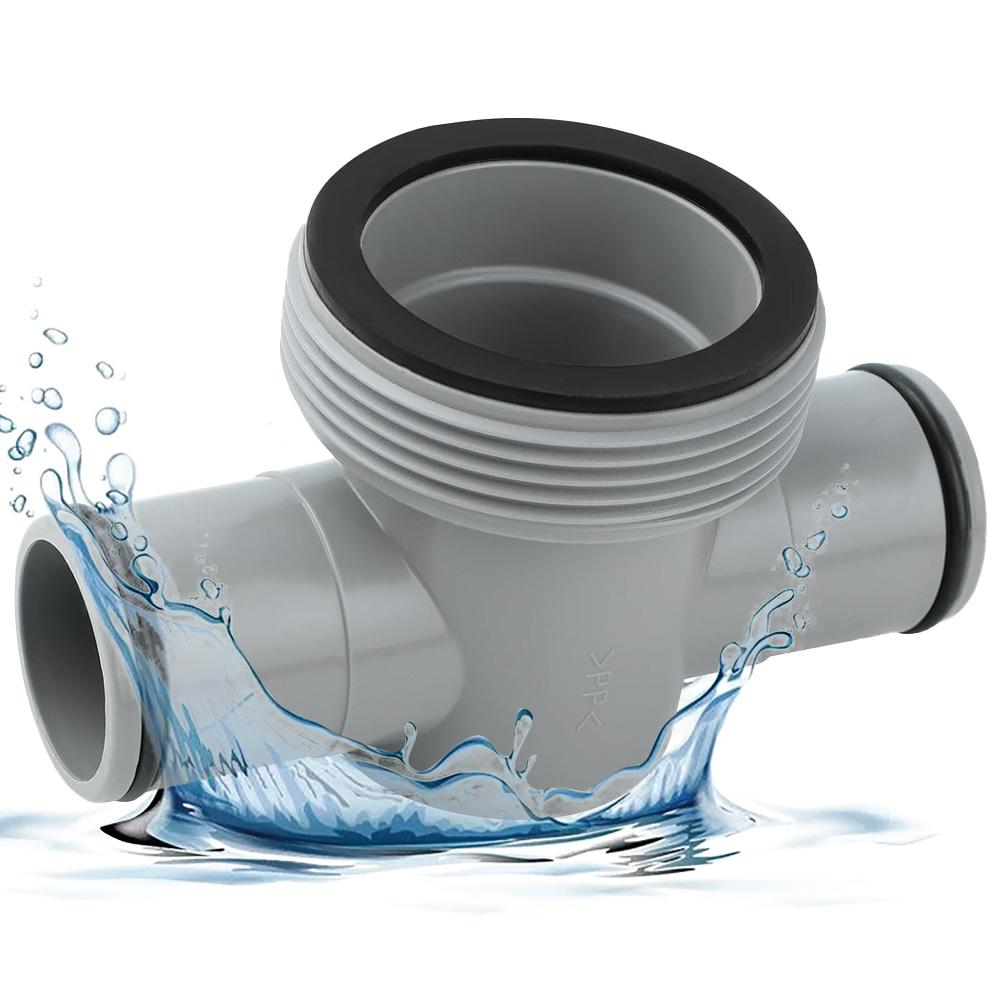 

P61408 T Joint Pool Hose Adapter 1.5 To 1.25inch Swimming Pool T-Joint Filter Pump Hose Connector 3 Heads for Filter Pump China Mainland