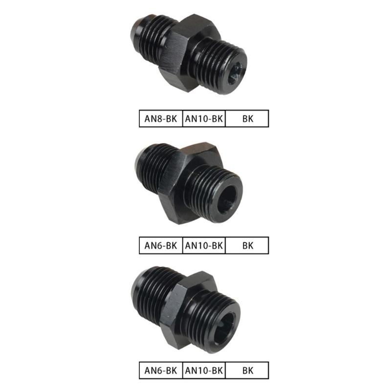 AN to AN Orings ORB Male Fuel Pump Rail Adapters Aluminum Hose Fitting for Car