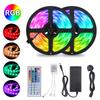 Tomshine 2x5m 300leds RGB pásová světla sada se 44 klíči IR dálkový ovladač Stmívatelné barvy