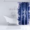 Bathroom Thickened Waterproof Curtain Mildew Proof Shower Curtain Shower Partition Curtain Shower Curtain Bathroom Curtain Free Perforation