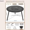 Portable Outdoor BBQ & Fire Pit Tea Table