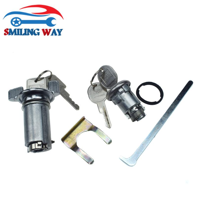 Zündschloss oder Türschloss oder Kofferraumschloss Zylinderschlüssel Zylinderset LC1426 DL1580 TL1575 Für Chevrolet Buick GMC Cadillac Pontiac Oldsmobile