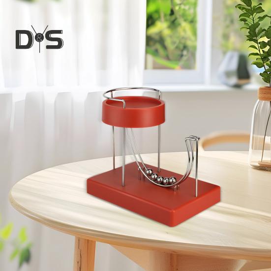 Perpetual Motion Machine Desk Toy USB Powered Non-Stop Motion Device Anxiety Stress Relief Home Office Desktop Decoration Ornament