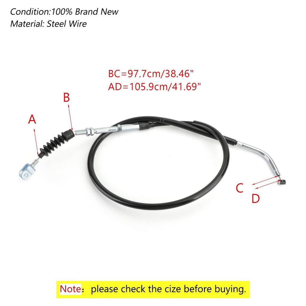 Clutch Cable Wire Line Replacement 58200-48HC0 for Suzuki GW250 Inazuma 2014-17