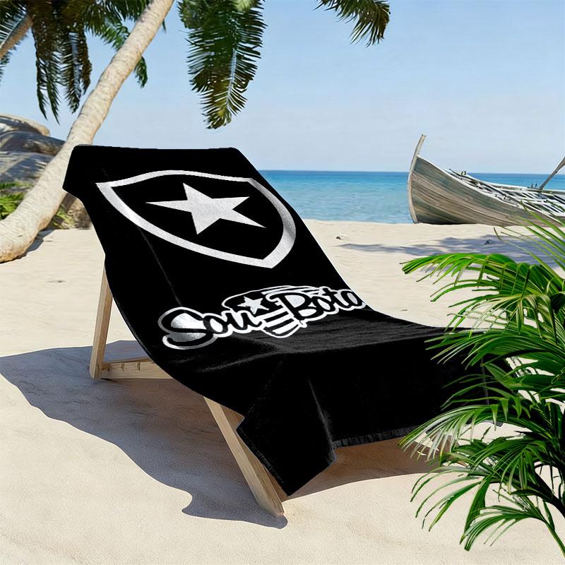 Botafogo FR Print Beach Towel, Large Soft Quick Dry Towel for Beach Camping Swimming