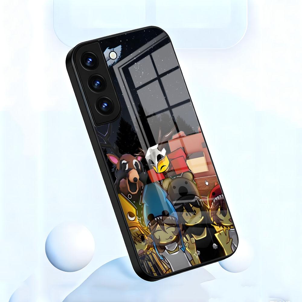 Game 99 Nights In The F-Forest Phone Case For Samsung S26 S25 S24 FE S23 S22 S21 Plus S20 Ultra Note20Ultra Black Glass Cover