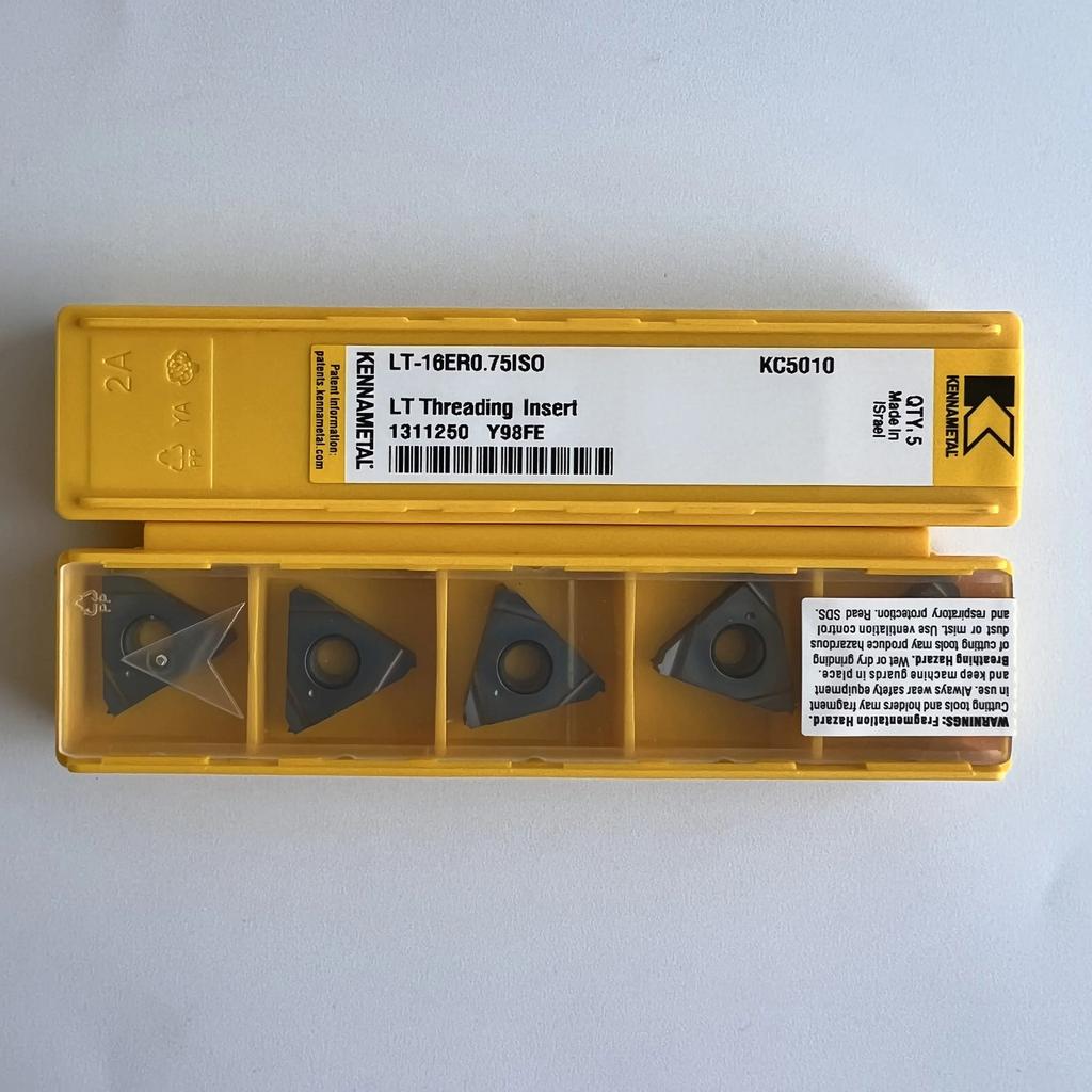 KENNAMETEL / LT-16ER0.75ISO KC5010  / Original Carbide Blade 10 Pcs