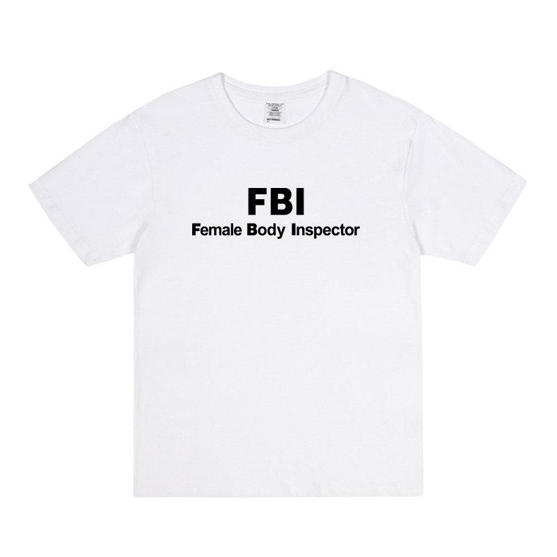 Friends Rachel FBI Female Body Inspector Feminist Printed Mens and Womens Short sleeved Tshirt 2026 S