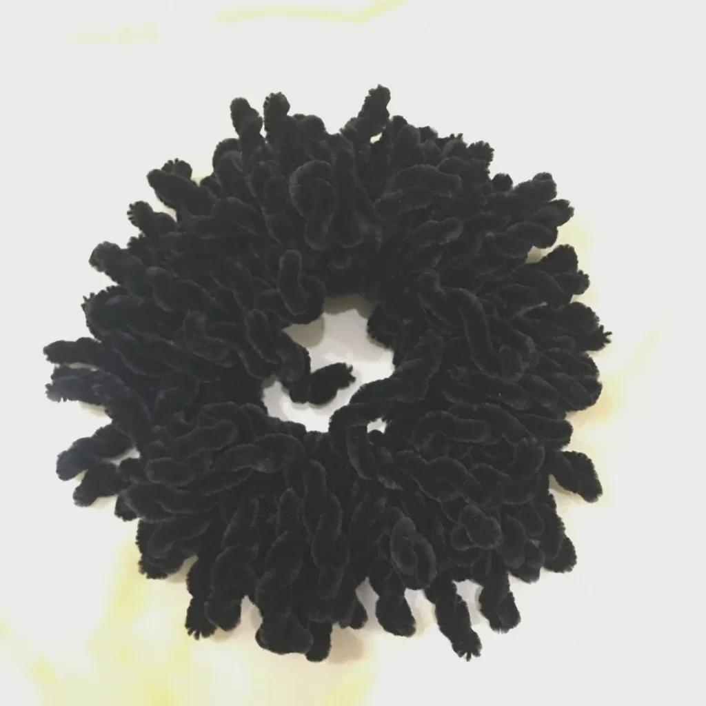 Plüsch Wollene Einfarbige Florale Stirnband Schal Accessoire H144