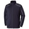 Mizuno Training Wear Black X Size L Size Warm-Up Jacket, Standard, Moisture-Wicking, Quick-Drying, 32MC9125, White, (Japan L)