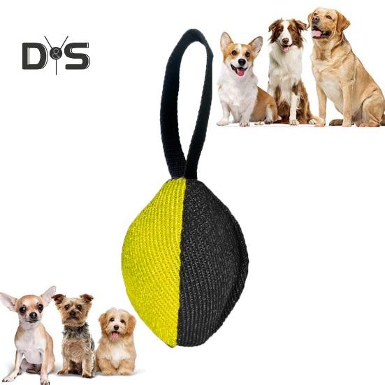 Dog Tug Ball Tough Bite Pillow Dog Training Equipment Interactive Chew Toy for Aggressive Chewers Bite Training Toy