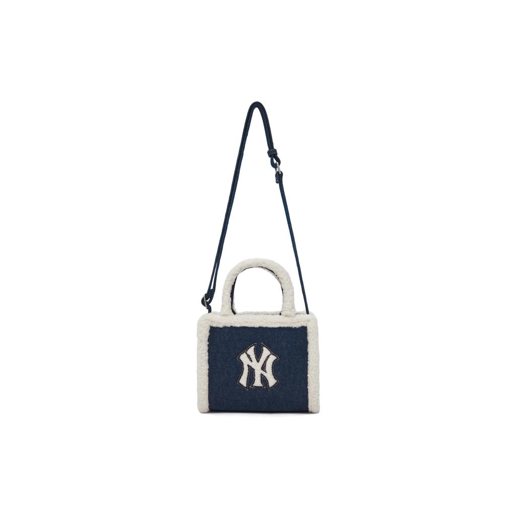 New MLB   Tote Crossbody Bag Shoulder Bag Tote Bag Shopping Bag Handbag Regular Unisex Dark Marine Blue 3AORS0746-50NYD