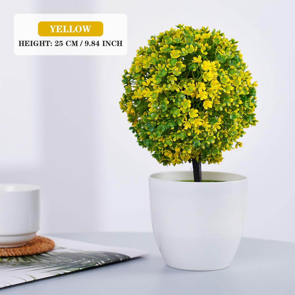 Sztuczne Rośliny Bonsai Małe Drzewko Symulacja Roślin Doniczkowych Sztuczne Kwiaty Ozdoby Doniczkowe na Stół do Domu Hotelu Ogrodu Dekor