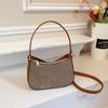 2025 Winter Womens PU Shell-shaped Crossbody Bag With Zip Stitched Detail Medium Size Daily Use