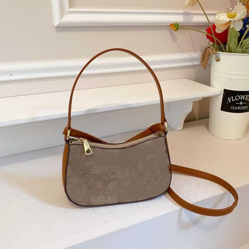 2025 Winter Womens PU Shell-shaped Crossbody Bag With Zip Stitched Detail Medium Size Daily Use