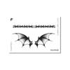 FAKE.TTT Bat Wings Tattoo Sticker