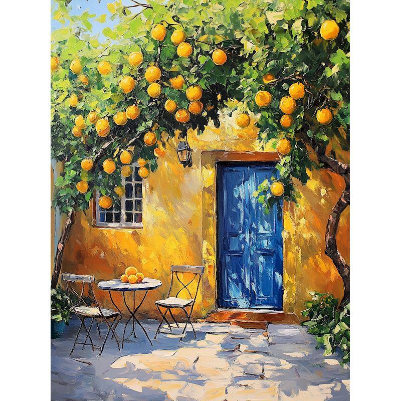 CHENISTORY 40x50cm Kits de Pintura por Números Para Adultos Paisaje Pintura Acrílica Colorear Sobre Lienzo Kits de Inicio Para Regalo DIY
