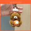Muffin Bear Plush Toy Backpack Pendant With Pp Cotton Filling For Kids