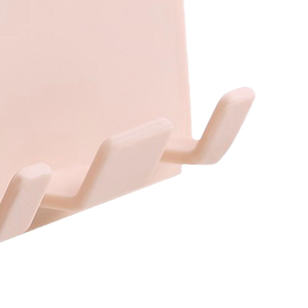 Plug Hook Punch Free Strong Adhesion Simple Appearance Wall Mounted Power Plug Holder for Bathroom