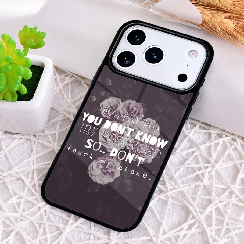 Get Off My Phone Phone Case for iPhone 17 Air 16 15 11 12 14 13 Pro Max Shockproof Cover