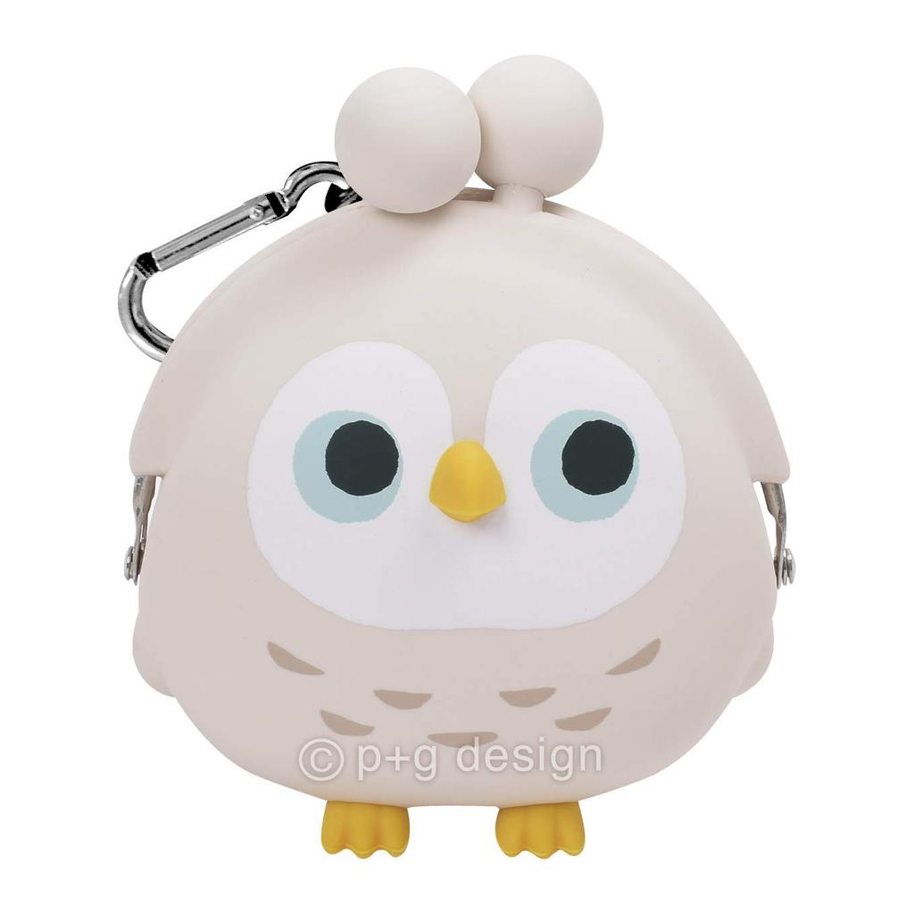 PG Design PG-36604 3D POCHI FRIENDS BIRD Owl, Light Beige, W8.3 X H9.3 X D5.4