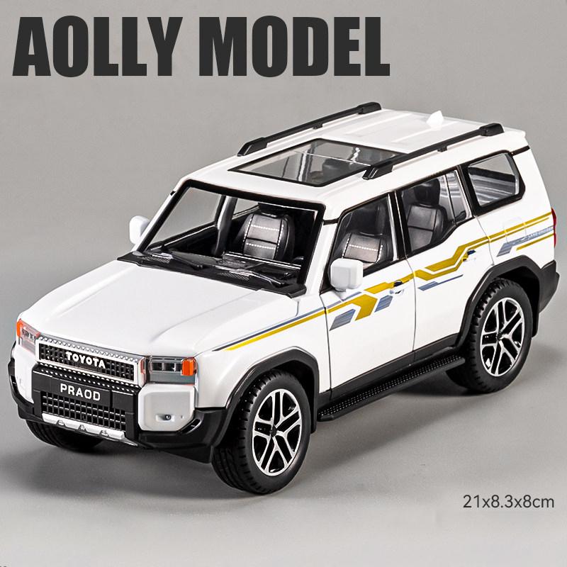 

1:24 Toyota Land Cruiser LC80 FJ LC250 Tacoma Tundra Off Road SUV Alloy Metal Diecast Model Car Home Decoration Computer Collect