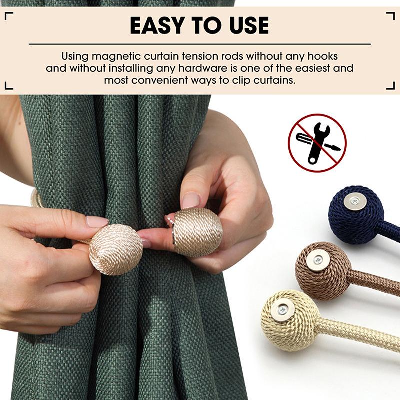 modern minimalist agnetic Curtain Tieback High Quality Clip Curtains Buckle Holder Decorative Home Curtains Accessories