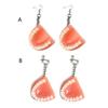 Novelty Dental Teeth Earrings Funny 3D Tooth Model Hook Earrings False Teeth Drop Earrings Jewelry Decor Gift for Women