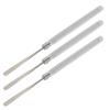 3pcs Makeup  Spatula Color Blending Stainless Steel Transparent Handle Nail Gel Spatula St