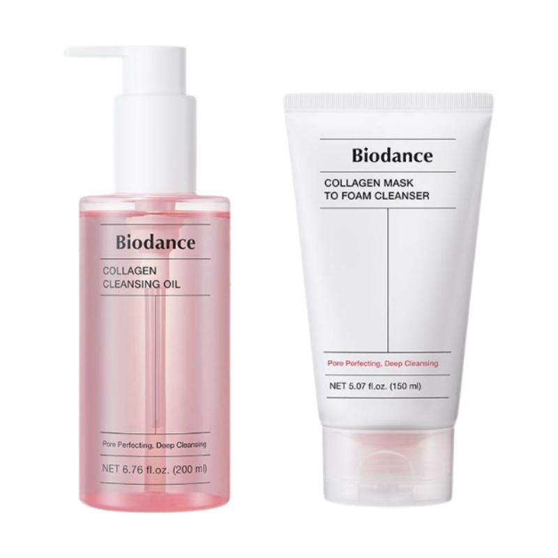 [BIODANCE] Collagen Cleansing Set - Collagen Cleansing Oil 200ml + Collagen Mask to Foam Cleanser 150ml