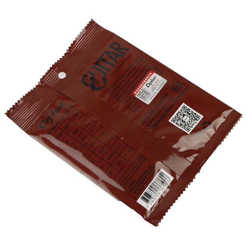 6Pcs/Lot Nylon + 3 %Polyester Classic Guitar String Nx35-C Color Plated Wire