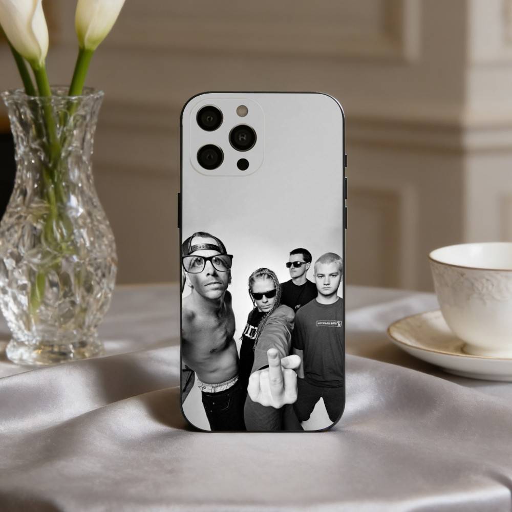 Punk T-The O-Offspring Band Phone Case For iPhone 17pro, 16,15,14,13,12,11 X XR Plus,Others Soft Black Cover