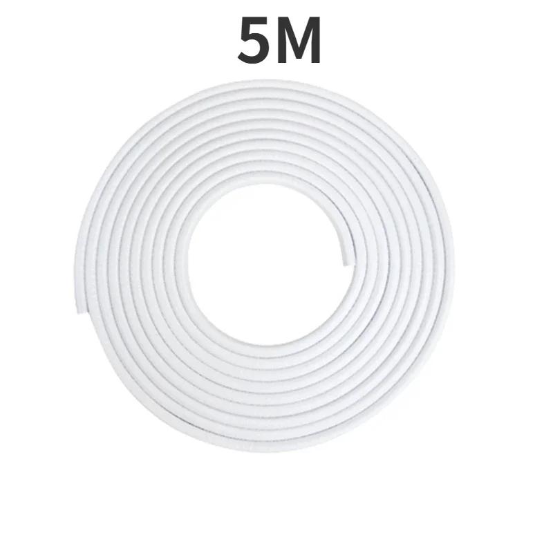 2/3/5M Car Door Anti Collision Strip with Steel Disc Bumper Trim Edge Scratch Protector Strip Sealing Guard Styling Car Decor