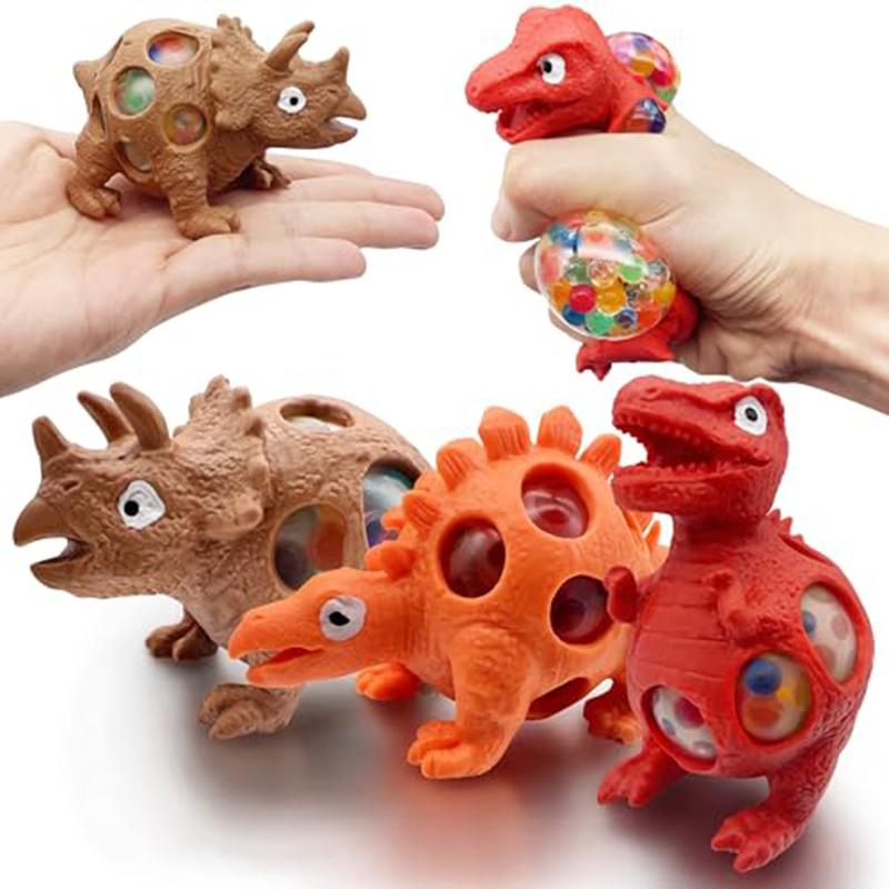Bola de Estresse Criativa de Dinossauro Aperte Brinquedo Macio com Bolinhas que Explodem Divertido Fidget Brinquedo de Alívio de Estresse Presente Para Crianças Menino Aniversário