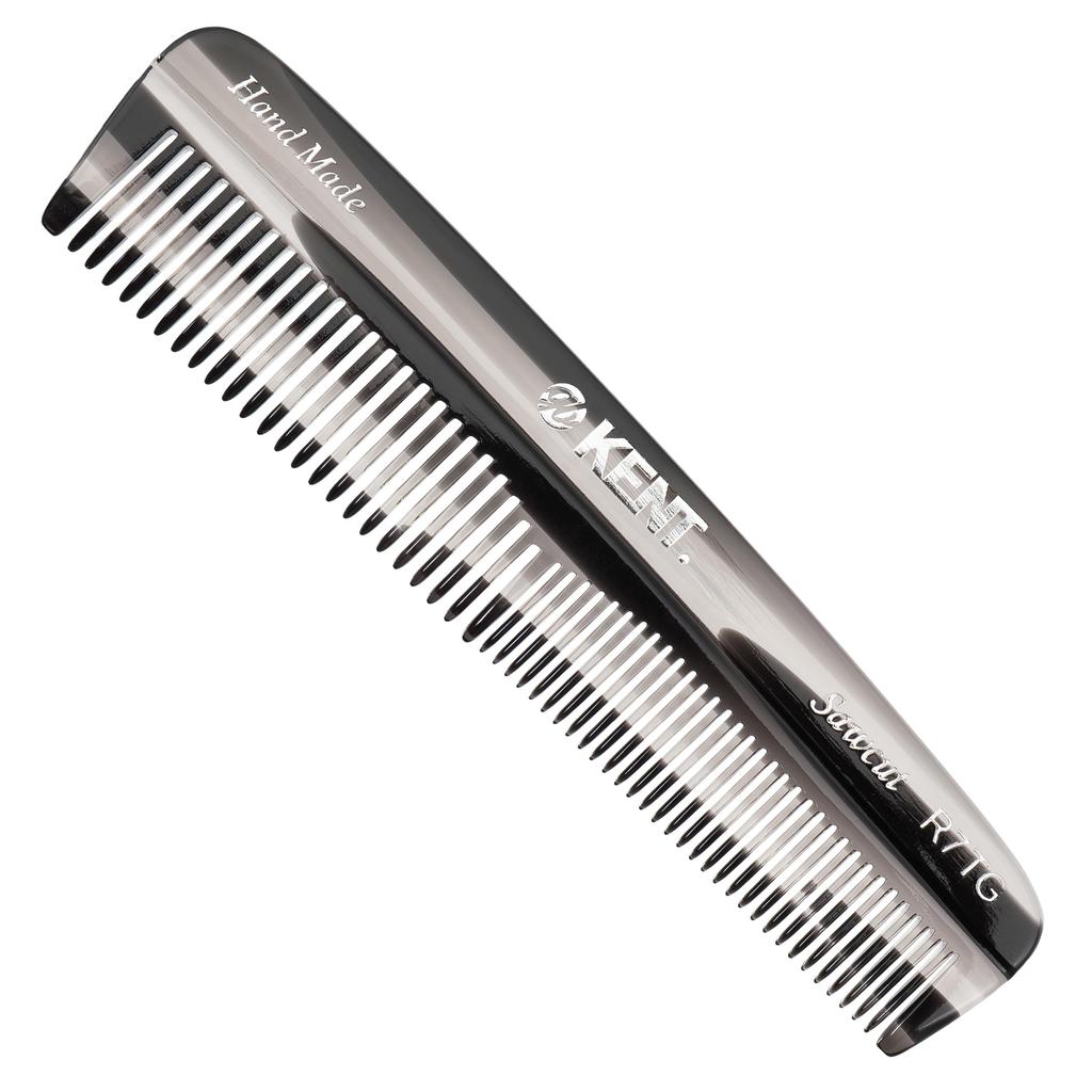 Kent 130mm Handmade Pocket Hair Royal Warrant R7T G.B.KENT Comb, (Gray)
