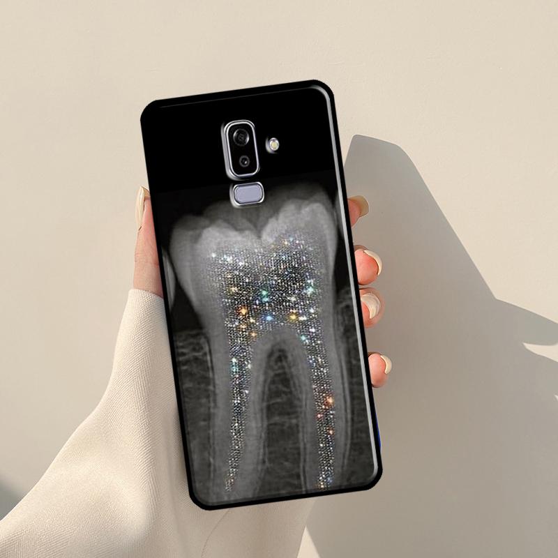 Dentist Tooth Pattern Case For Samsung Galaxy J1 J3 J7 J5 2016 A3 A5 2017 J8 A7 A9 J4 J6 A6 A8 Plus 2018 Cover