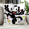 cartoon Felix the Cat Cushion Cover Cushion Cover Set 4Pcs 50x50 45x45 40x40 Pillowcase Decorative Sofa Home Decor