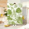 Fresh Leaf Repeat Throw Lightweight  Flannel Blanket Soft Skin-Friendly For Summer Cooling