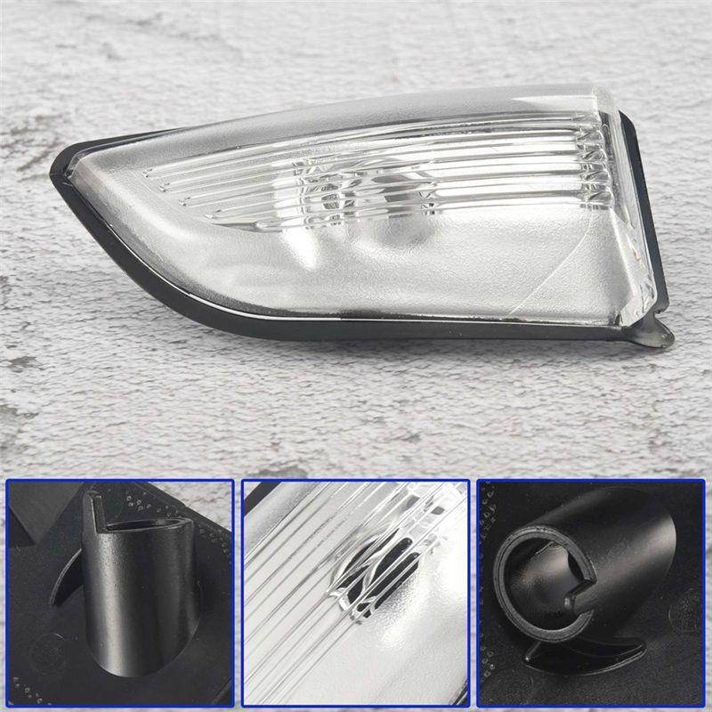 AA92-Side Mirror Turn Signal Light Lens Cover For Volvo XC60 2009-2013 Rearview Mirror Indicator Lamp Shell