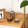 Candle Holder Wood Color Candle Stand Table Decoration Valentine's Day Wedding Home Decor Aesthetics 3PCS